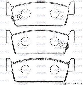 BOSCH 0 986 AB2 218 - Komplet Pločica, disk-kočnica www.molydon.hr