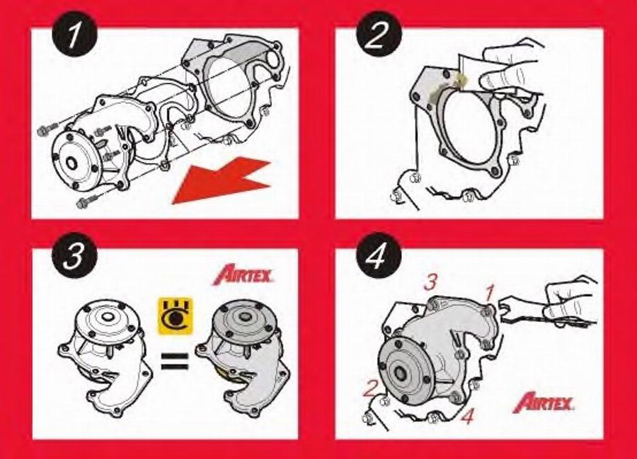 Airtex 9087 - Vodena pumpa www.molydon.hr