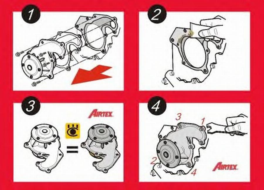 Airtex 1348 - Vodena pumpa www.molydon.hr