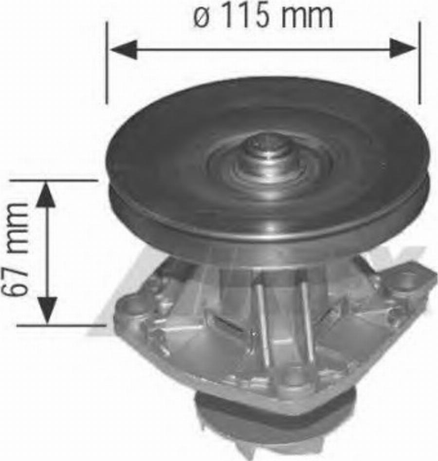 Airtex 1205-1 - Vodena pumpa www.molydon.hr