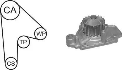 Airtex WPK-136802 - Vodena pumpa sa kompletom zupčastog remena www.molydon.hr