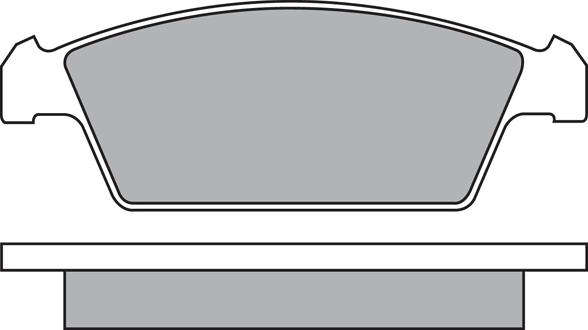 Aisin ASN-3000 - Komplet Pločica, disk-kočnica www.molydon.hr