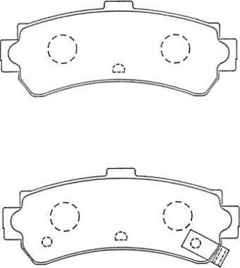 Aisin ASN-256 - Komplet Pločica, disk-kočnica www.molydon.hr