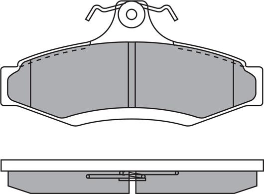 Aisin ASN-2091 - Komplet Pločica, disk-kočnica www.molydon.hr