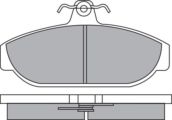 Aisin ASN-2193 - Komplet Pločica, disk-kočnica www.molydon.hr