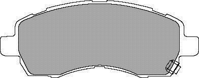 Aisin ASN-2161 - Komplet Pločica, disk-kočnica www.molydon.hr