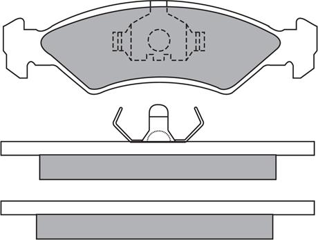 Aisin ASN-2128 - Komplet Pločica, disk-kočnica www.molydon.hr