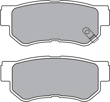 Aisin ASN-2174 - Komplet Pločica, disk-kočnica www.molydon.hr