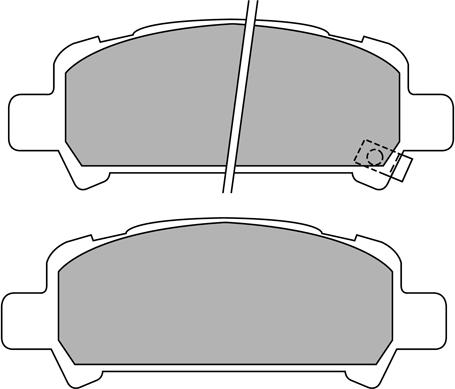 Aisin ASN-2175 - Komplet Pločica, disk-kočnica www.molydon.hr