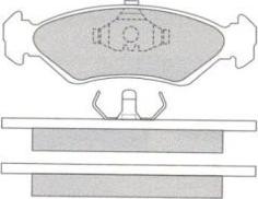 Aisin ASN-2267 - Komplet Pločica, disk-kočnica www.molydon.hr