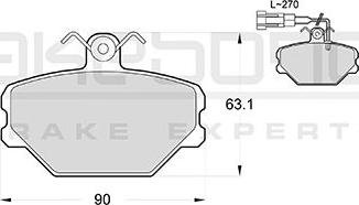 Akebono AN-4498WK - Komplet Pločica, disk-kočnica www.molydon.hr