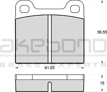 Akebono AN-4402KE - Komplet Pločica, disk-kočnica www.molydon.hr