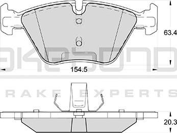 Akebono AN-4429KE - Komplet Pločica, disk-kočnica www.molydon.hr