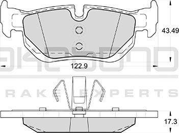 Akebono AN-4428K - Komplet Pločica, disk-kočnica www.molydon.hr