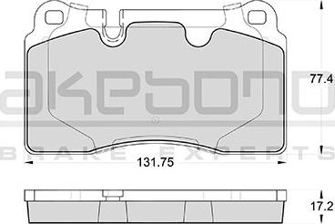 Akebono AN-4552K - Komplet Pločica, disk-kočnica www.molydon.hr