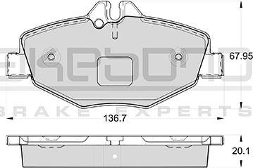 Akebono AN-4569WK - Komplet Pločica, disk-kočnica www.molydon.hr