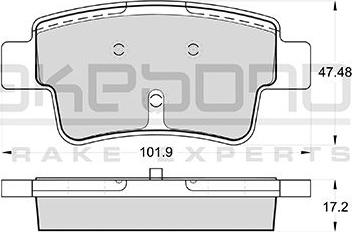 Akebono AN-4511K - Komplet Pločica, disk-kočnica www.molydon.hr