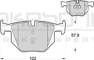 Akebono AN-4534K - Komplet Pločica, disk-kočnica www.molydon.hr