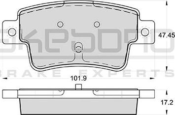 Akebono AN-4699WK - Komplet Pločica, disk-kočnica www.molydon.hr