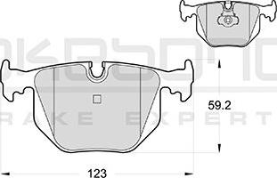 Akebono AN-4605K - Komplet Pločica, disk-kočnica www.molydon.hr