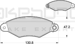 Akebono AN-4056KE - Komplet Pločica, disk-kočnica www.molydon.hr