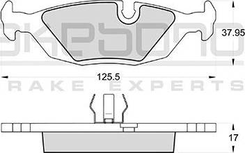 Akebono AN-4077K - Komplet Pločica, disk-kočnica www.molydon.hr