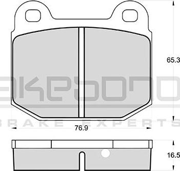 Akebono AN-4185WKE - Komplet Pločica, disk-kočnica www.molydon.hr