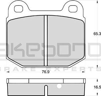 Akebono AN-4185WK - Komplet Pločica, disk-kočnica www.molydon.hr