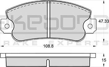 Akebono AN-4172WK - Komplet Pločica, disk-kočnica www.molydon.hr