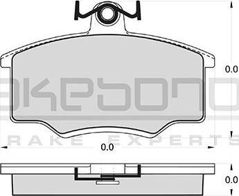 Akebono AN-4177K - Komplet Pločica, disk-kočnica www.molydon.hr