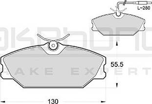 Akebono AN-4396WK - Komplet Pločica, disk-kočnica www.molydon.hr