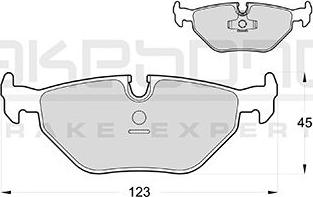 Akebono AN-4340KE - Komplet Pločica, disk-kočnica www.molydon.hr