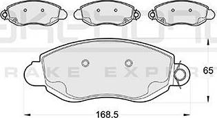 Akebono AN-4358WK - Komplet Pločica, disk-kočnica www.molydon.hr