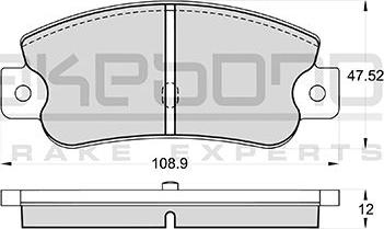 Akebono AN-4353KE - Komplet Pločica, disk-kočnica www.molydon.hr