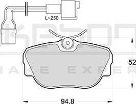 Akebono AN-4304WK - Komplet Pločica, disk-kočnica www.molydon.hr