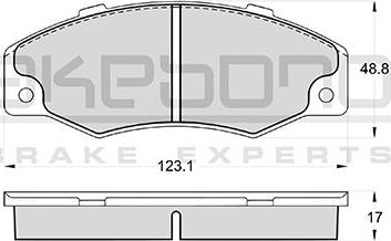 Akebono AN-4376WKE - Komplet Pločica, disk-kočnica www.molydon.hr