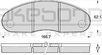 Akebono AN-4244WK - Komplet Pločica, disk-kočnica www.molydon.hr