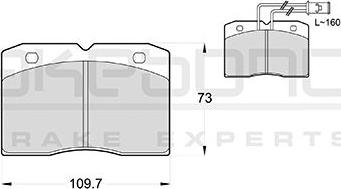 Akebono AN-4201WK - Komplet Pločica, disk-kočnica www.molydon.hr