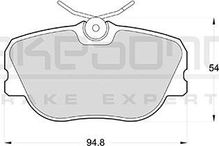 Akebono AN-4219KE - Komplet Pločica, disk-kočnica www.molydon.hr