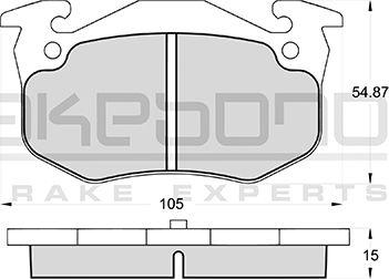 Akebono AN-4225KE - Komplet Pločica, disk-kočnica www.molydon.hr