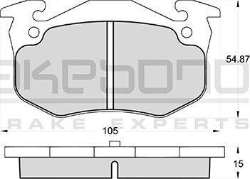 Akebono AN-4225K - Komplet Pločica, disk-kočnica www.molydon.hr