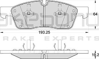 Akebono AN-4794WK - Komplet Pločica, disk-kočnica www.molydon.hr