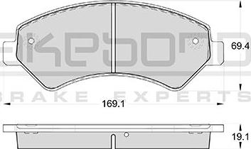 Akebono AN-4792WK - Komplet Pločica, disk-kočnica www.molydon.hr