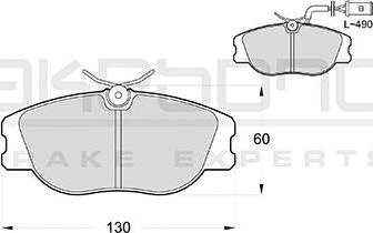 Akebono AN-4710WKE - Komplet Pločica, disk-kočnica www.molydon.hr