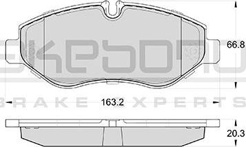 Akebono AN-4723KE - Komplet Pločica, disk-kočnica www.molydon.hr