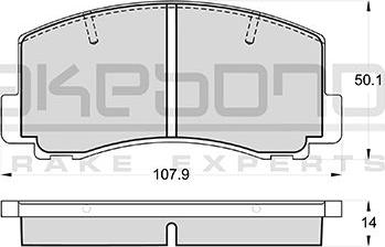 Akebono AN-138K - Komplet Pločica, disk-kočnica www.molydon.hr