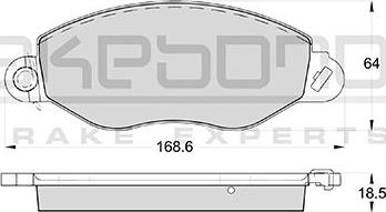 Akebono AN-8085WK - Komplet Pločica, disk-kočnica www.molydon.hr