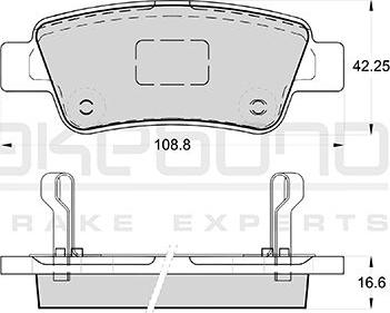 Akebono AN-8162WK - Komplet Pločica, disk-kočnica www.molydon.hr