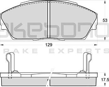 Akebono AN-230WKE - Komplet Pločica, disk-kočnica www.molydon.hr