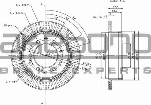 Akebono BN-0912 - Kočioni disk www.molydon.hr